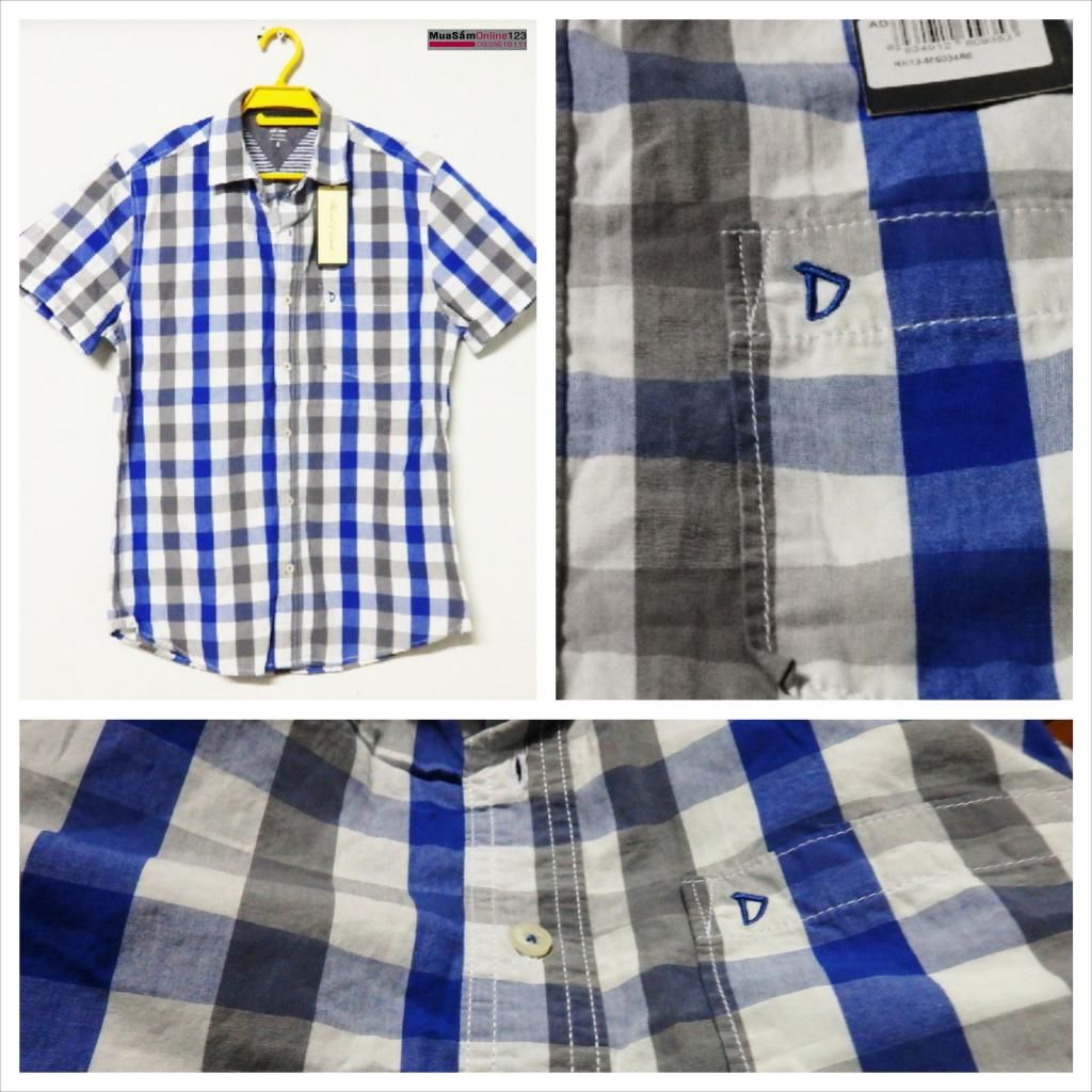 Áo sơ mi caro hàng Việt Nam xuất khẩu giá rẻ - 1