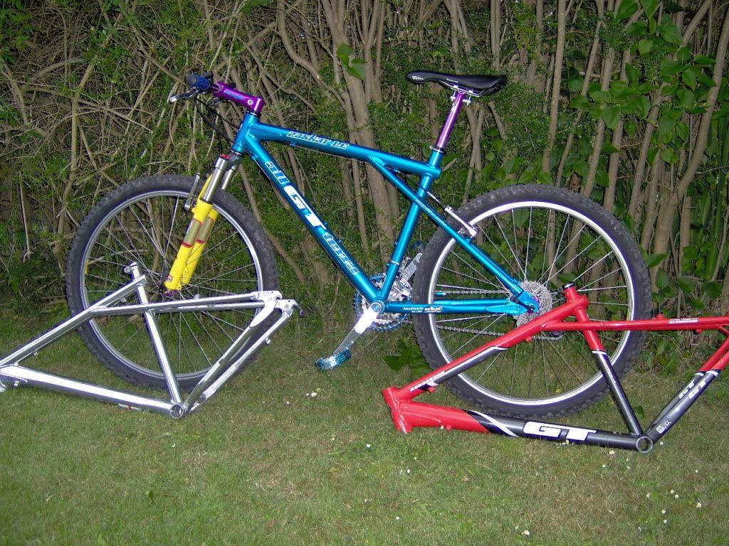 3 GT frames for sale all 16" c2c Retrobike