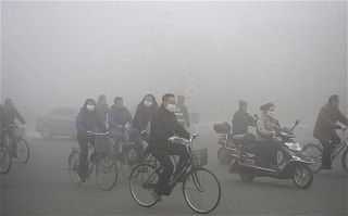 Chinese People Calling for an End to the Extreme Levels of Air Pollution that Are Cutting Their Lives Short