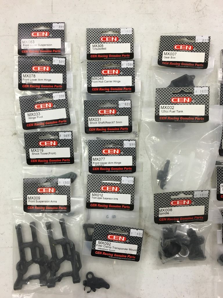 cen racing parts