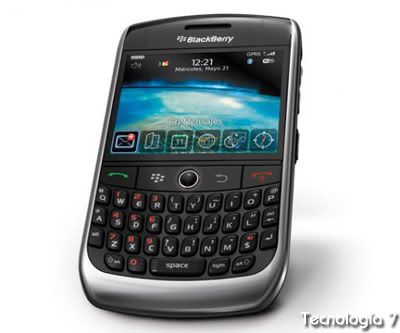 Blackberry Curve on Blackberry Curve 8900    Javelin