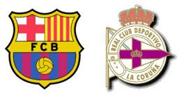 FC Barcelona vs Deportivo La Coruña FC Barcelona vs Deportivo La Coruña