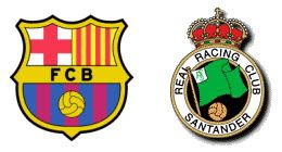 FC Barcelona vs Racing de Santander FC Barcelona vs Racing de Santander