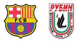 FC Barcelona vs Rubin Kazan FC Barcelona vs Rubin Kazan