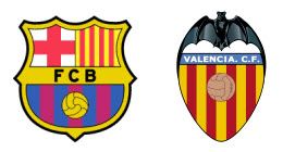 Barcelona - Valencia Barcelona vs Valencia