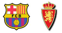 FC Barcelona vs Real Zaragoza Barcelona vs Zaragoza
