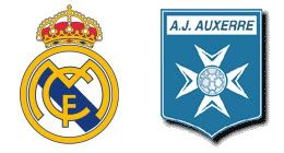Real Madrid CF vs AJ Auxerre Real Madrid CF vs AJ Auxerre