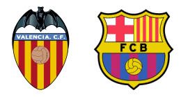 Valencia CF vs FC Barcelona Valencia vs Barcelona
