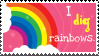 rainbow stamps Pictures, Images and Photos